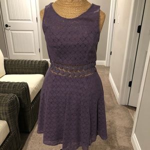 Free People Dark dusty purple dress